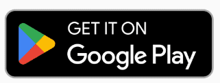Black rectangular button with the Google Play icon on the left and white text that reads GET IT ON Google Play, perfect for booking your stay at Muddy Puddles Farm guest house in Kovachevets.